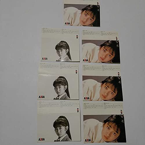 Amazon.co.jp: 斉藤由貴 AXIA カセットテープ レーベル7枚セット